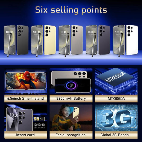 S24 Ultra / ZKU213, 2GB+16GB, 6.56 inch Android 8.1 MTK6580A Quad Core, Network: 3G, Dual SIM, EU Plug, US Plug, UK Plug, AU Plug