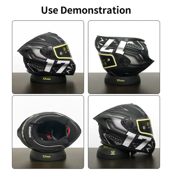 SOMAN Motorcycle Helmet Support Pad Anti-slip Protection Stand