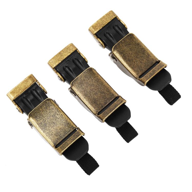 SOMAN QB11 Motorcycle Helmet Buckle Universal Quick Release Clip Copper Plated Buckle