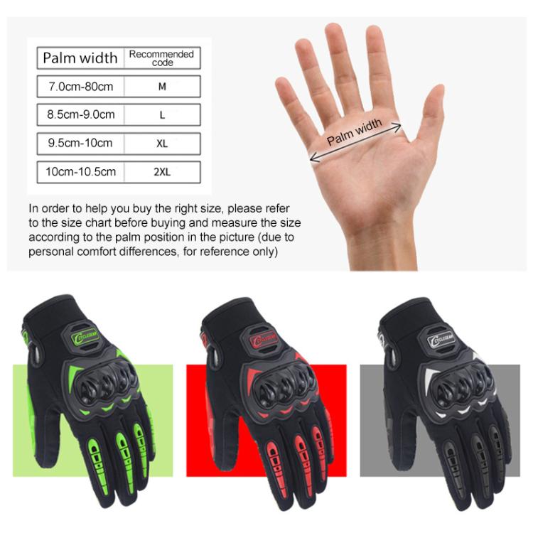 SOMAN CG666 Motorcycle Riding Anti-slip Full Finger Gloves