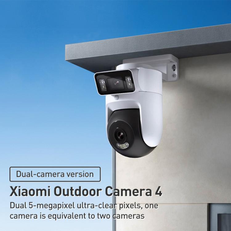 Original Xiaomi Outdoor Camera 4 MJSXJ10HL Dual 5MP 3K Ultra HD IP66 Waterproof