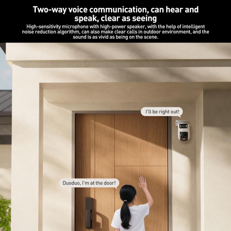 Original Xiaomi Outdoor Camera 4 MJSXJ10HL Dual 5MP 3K Ultra HD IP66 Waterproof