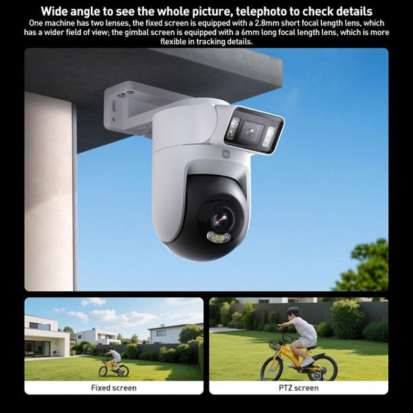 Original Xiaomi Outdoor Camera 4 MJSXJ10HL Dual 5MP 3K Ultra HD IP66 Waterproof
