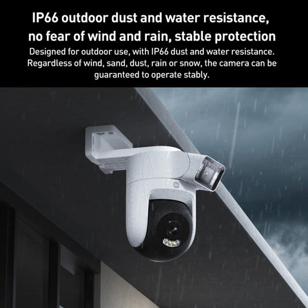 Original Xiaomi Outdoor Camera 4 MJSXJ10HL Dual 5MP 3K Ultra HD IP66 Waterproof