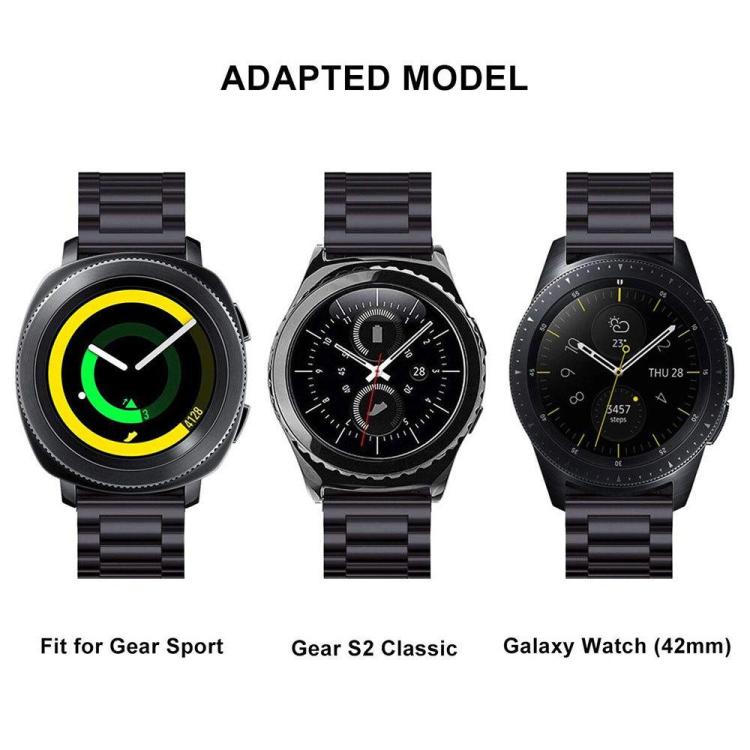 xDfind Three Beads Stainless Steel Watch Band