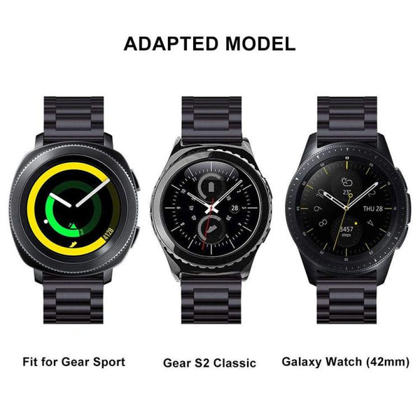 xDfind Three Beads Stainless Steel Watch Band