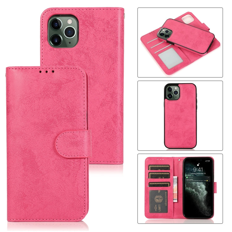 KLT888-2 Retro 2 in 1 Detachable Magnetic Horizontal Flip TPU + PU Leather Case with Holder & Card Slots & Photo Frame & Wallet, For iPhone XR, For iPhone XS Max, For iPhone 12 mini, For iPhone 12 / 12 Pro