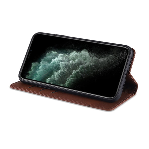 AZNS Magnetic Calf Texture Horizontal Flip Leather Case with Card Slots & Holder & Wallet, For iPhone 12 Pro Max, For iPhone 12 / 12 Pro, For iPhone 12 mini, For iPhone 11 Pro Max