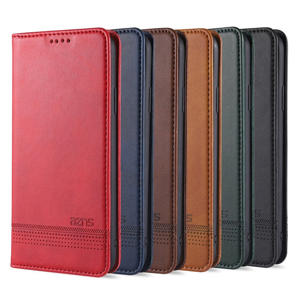 AZNS Magnetic Calf Texture Horizontal Flip Leather Case with Card Slots & Holder & Wallet, For iPhone 12 Pro Max, For iPhone 12 / 12 Pro, For iPhone 12 mini, For iPhone 11 Pro Max