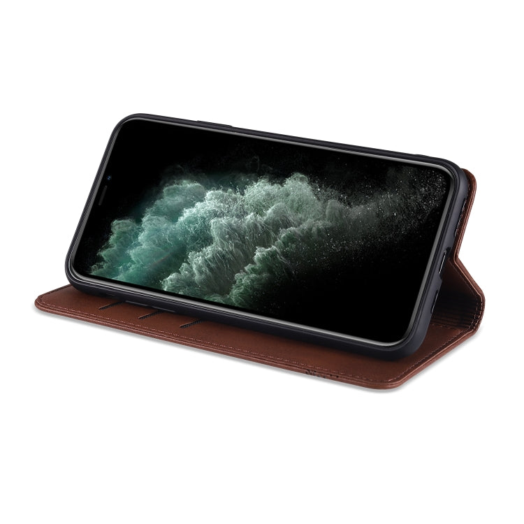AZNS Magnetic Calf Texture Horizontal Flip Leather Case with Card Slots & Holder & Wallet, For iPhone 11 Pro, For iPhone 11