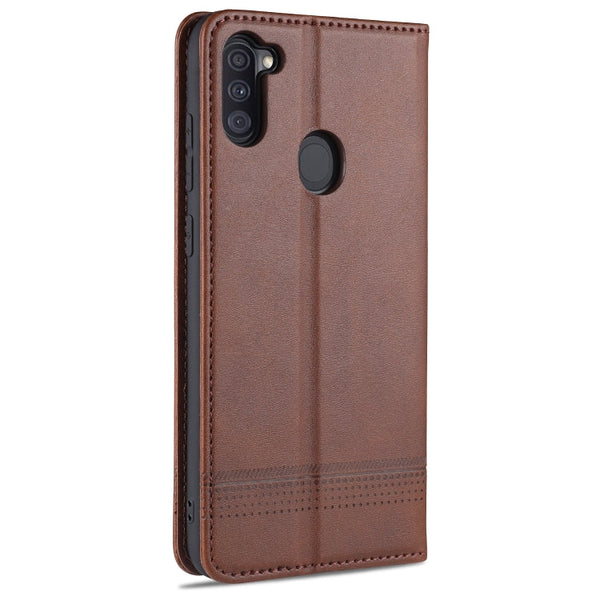 AZNS Magnetic Calf Texture Horizontal Flip Leather Case with Card Slots & Holder & Wallet, For Samsung Galaxy A11, For Samsung Galaxy A21s, For Samsung Galaxy A31, For Samsung Galaxy A41