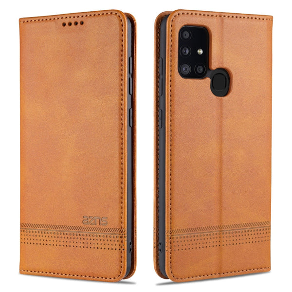 AZNS Magnetic Calf Texture Horizontal Flip Leather Case with Card Slots & Holder & Wallet, For Samsung Galaxy A11, For Samsung Galaxy A21s, For Samsung Galaxy A31, For Samsung Galaxy A41