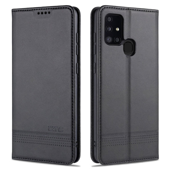 AZNS Magnetic Calf Texture Horizontal Flip Leather Case with Card Slots & Holder & Wallet, For Samsung Galaxy A11, For Samsung Galaxy A21s, For Samsung Galaxy A31, For Samsung Galaxy A41