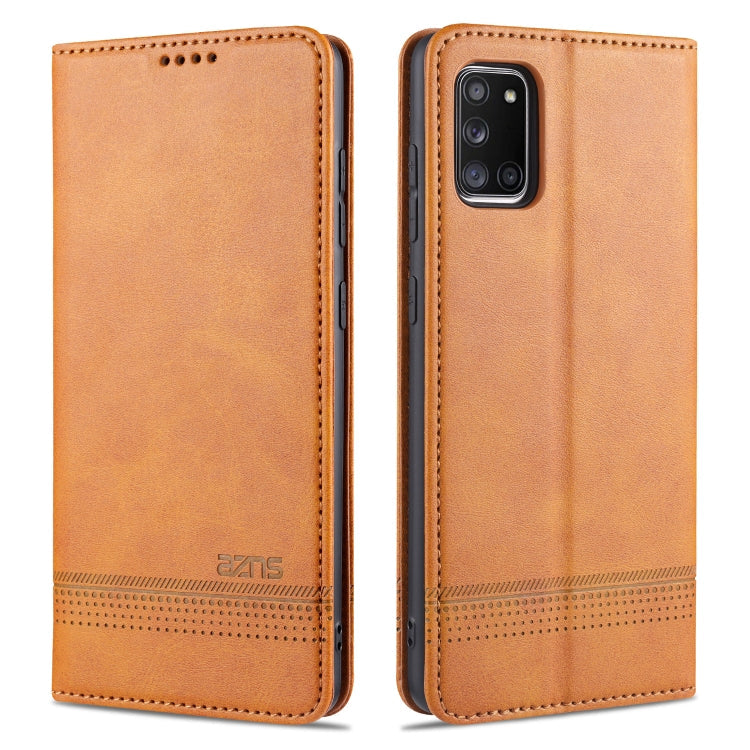 AZNS Magnetic Calf Texture Horizontal Flip Leather Case with Card Slots & Holder & Wallet, For Samsung Galaxy A11, For Samsung Galaxy A21s, For Samsung Galaxy A31, For Samsung Galaxy A41