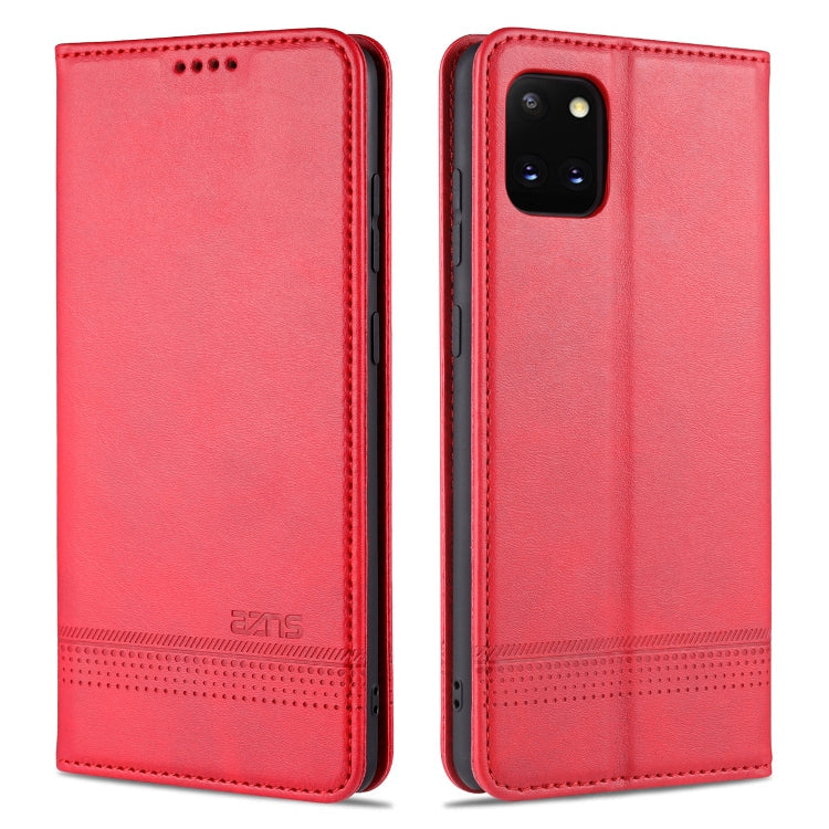 AZNS Magnetic Calf Texture Horizontal Flip Leather Case with Card Slots & Holder & Wallet, For Samsung Galaxy A51, For Samsung Galaxy A71, For Samsung Galaxy Note 10 Lite