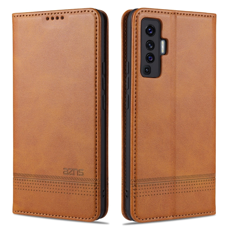 AZNS Magnetic Calf Texture Horizontal Flip Leather Case with Card Slots & Holder & Wallet, For vivo X30 / X30 Pro, For vivo X50 / X50 Pro, For vivo Y50, For vivo Z6