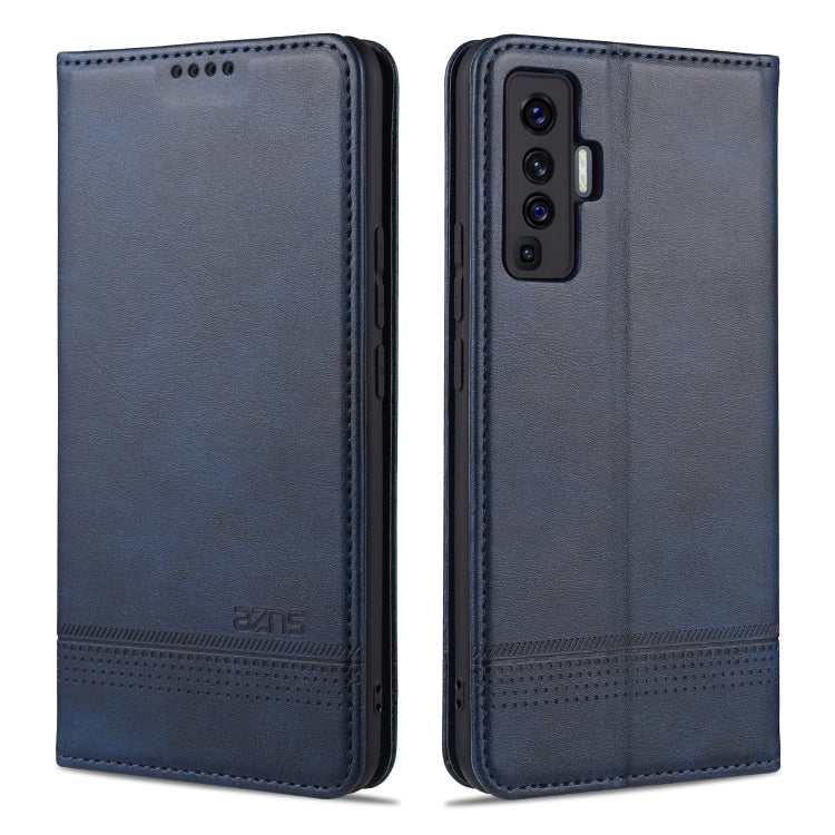 AZNS Magnetic Calf Texture Horizontal Flip Leather Case with Card Slots & Holder & Wallet, For vivo X30 / X30 Pro, For vivo X50 / X50 Pro, For vivo Y50, For vivo Z6