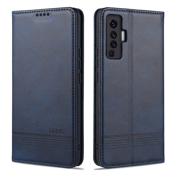 AZNS Magnetic Calf Texture Horizontal Flip Leather Case with Card Slots & Holder & Wallet, For vivo X30 / X30 Pro, For vivo X50 / X50 Pro, For vivo Y50, For vivo Z6