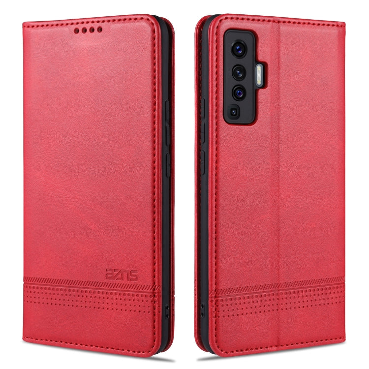 AZNS Magnetic Calf Texture Horizontal Flip Leather Case with Card Slots & Holder & Wallet, For vivo X30 / X30 Pro, For vivo X50 / X50 Pro, For vivo Y50, For vivo Z6