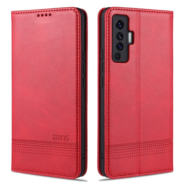 AZNS Magnetic Calf Texture Horizontal Flip Leather Case with Card Slots & Holder & Wallet, For vivo X30 / X30 Pro, For vivo X50 / X50 Pro, For vivo Y50, For vivo Z6