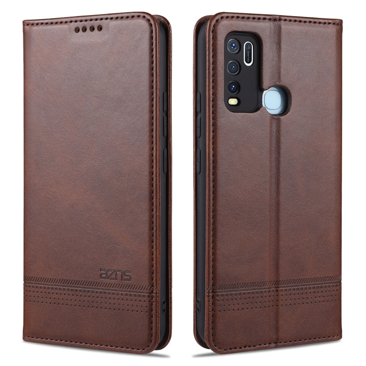 AZNS Magnetic Calf Texture Horizontal Flip Leather Case with Card Slots & Holder & Wallet, For vivo X30 / X30 Pro, For vivo X50 / X50 Pro, For vivo Y50, For vivo Z6