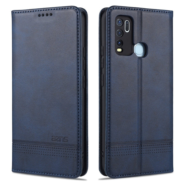 AZNS Magnetic Calf Texture Horizontal Flip Leather Case with Card Slots & Holder & Wallet, For vivo X30 / X30 Pro, For vivo X50 / X50 Pro, For vivo Y50, For vivo Z6