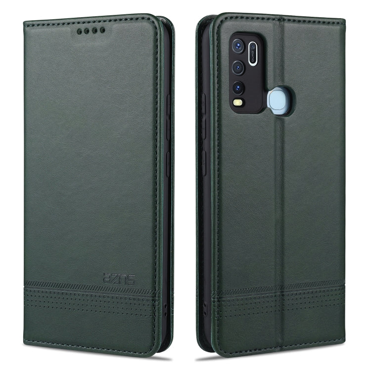 AZNS Magnetic Calf Texture Horizontal Flip Leather Case with Card Slots & Holder & Wallet, For vivo X30 / X30 Pro, For vivo X50 / X50 Pro, For vivo Y50, For vivo Z6