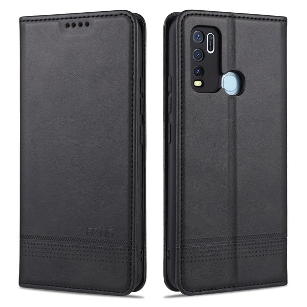 AZNS Magnetic Calf Texture Horizontal Flip Leather Case with Card Slots & Holder & Wallet, For vivo X30 / X30 Pro, For vivo X50 / X50 Pro, For vivo Y50, For vivo Z6