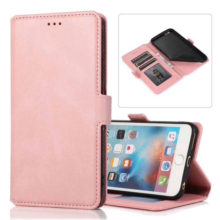 Retro Magnetic Closing Clasp Horizontal Flip Leather Case with Holder & Card Slots & Photo Frame & Wallet, For iPhone 6, For iPhone 6 Plus, For iPhone SE 2022 / SE 2020 / 8 / 7, For iPhone 8 Plus / 7 Plus