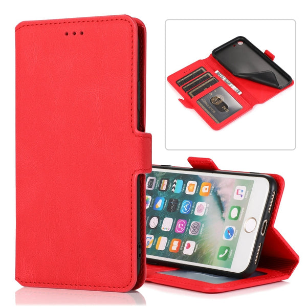 Retro Magnetic Closing Clasp Horizontal Flip Leather Case with Holder & Card Slots & Photo Frame & Wallet, For iPhone 6, For iPhone 6 Plus, For iPhone SE 2022 / SE 2020 / 8 / 7, For iPhone 8 Plus / 7 Plus