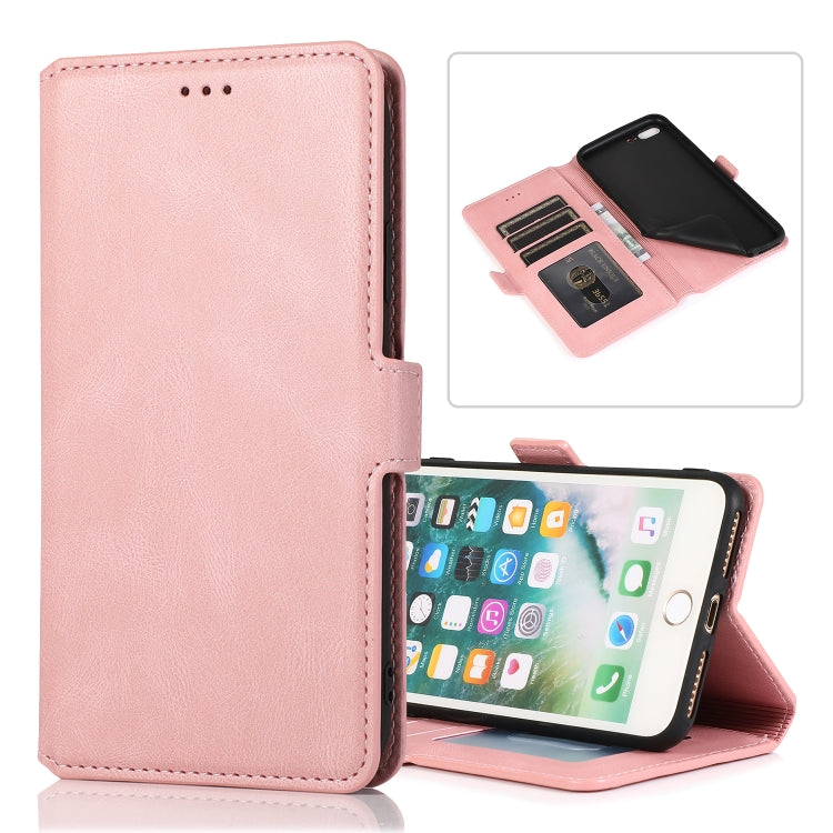 Retro Magnetic Closing Clasp Horizontal Flip Leather Case with Holder & Card Slots & Photo Frame & Wallet, For iPhone 6, For iPhone 6 Plus, For iPhone SE 2022 / SE 2020 / 8 / 7, For iPhone 8 Plus / 7 Plus
