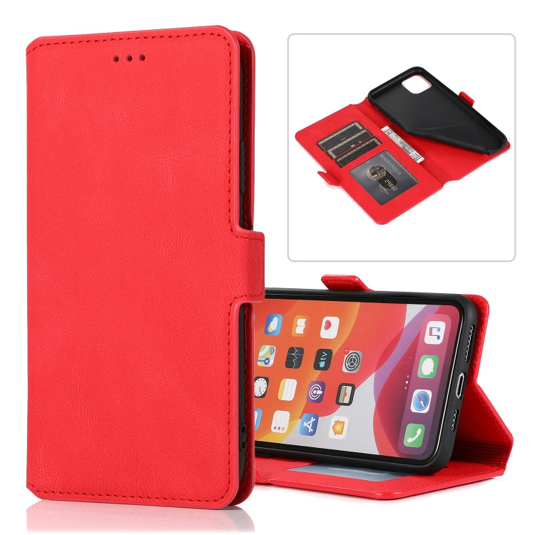 Retro Magnetic Closing Clasp Horizontal Flip Leather Case with Holder & Card Slots & Photo Frame & Wallet, For iPhone 11, For iPhone 11 Pro, For iPhone 11 Pro Max, For iPhone XS / X