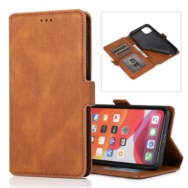 Retro Magnetic Closing Clasp Horizontal Flip Leather Case with Holder & Card Slots & Photo Frame & Wallet, For iPhone 11, For iPhone 11 Pro, For iPhone 11 Pro Max, For iPhone XS / X
