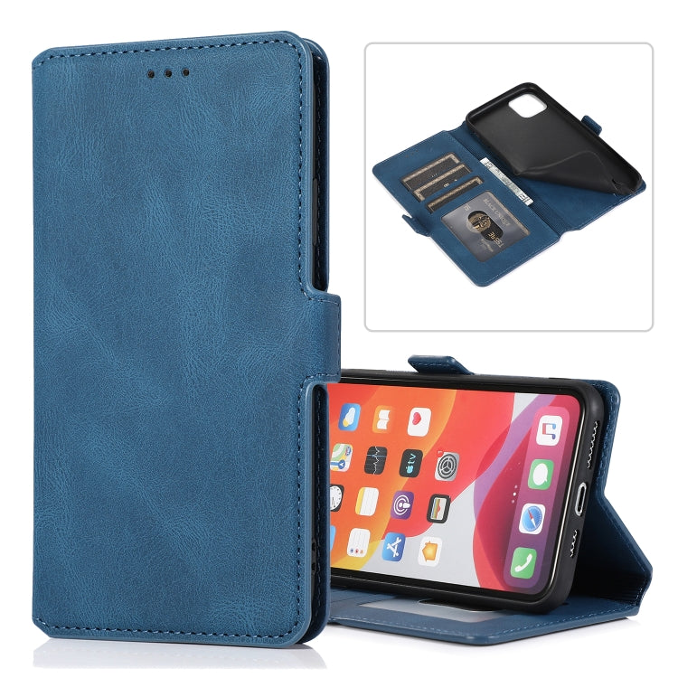 Retro Magnetic Closing Clasp Horizontal Flip Leather Case with Holder & Card Slots & Photo Frame & Wallet, For iPhone 11, For iPhone 11 Pro, For iPhone 11 Pro Max, For iPhone XS / X