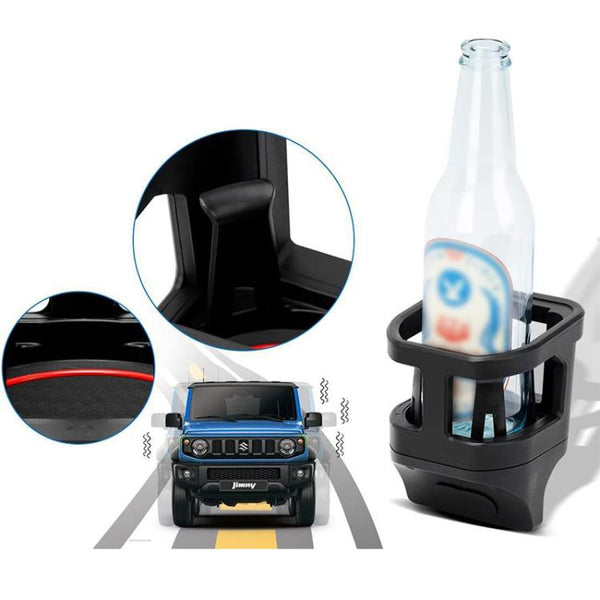 For Suzuki Jimny JB74 / JB64 2018- Car Air Outlet Water Cup Holder, with 3pcs Anti-slip Mats