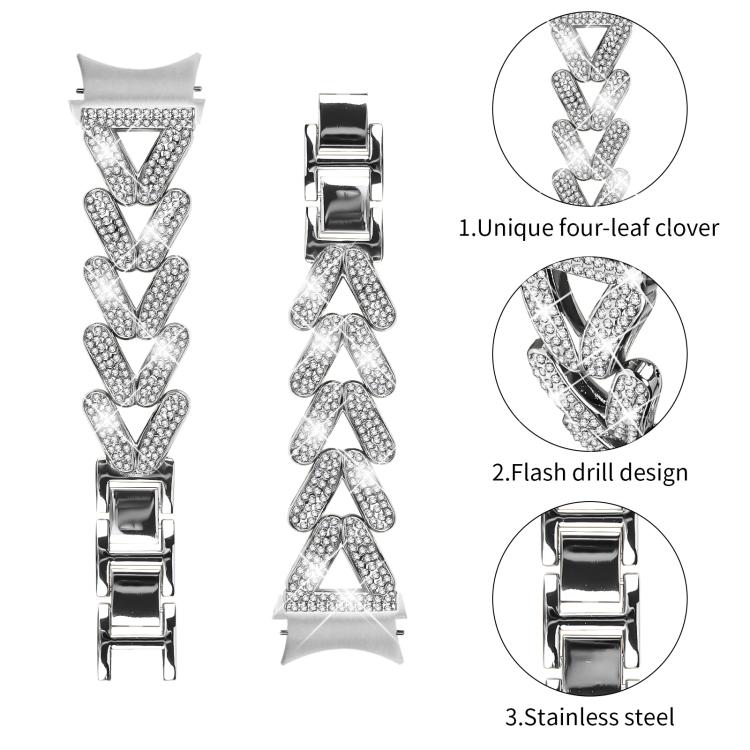 20mm xDfind Small Twist Diamond Metal Watch Band
