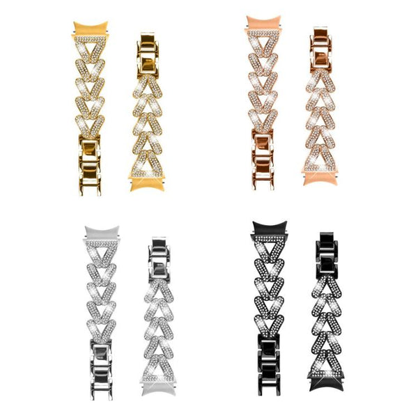 20mm xDfind Small Twist Diamond Metal Watch Band