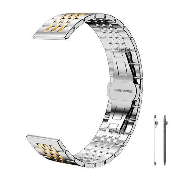 xDfind Seven-bead Solid Stainless Steel Watch Band