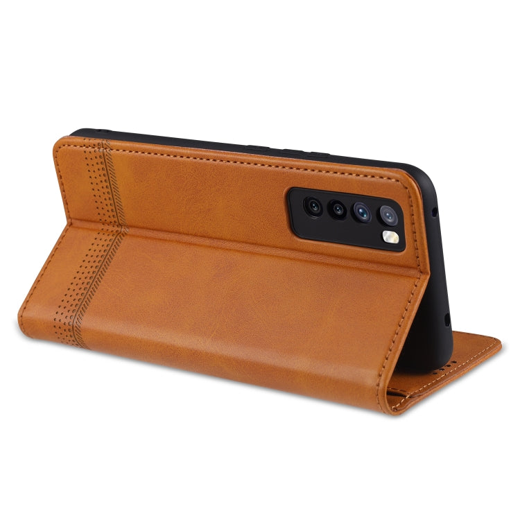 AZNS Magnetic Calf Texture Horizontal Flip Leather Case with Card Slots & Holder & Wallet, For Huawei Nova 7, For Huawei Nova 7 SE, For Huawei Enjoy 20, For Huawei Maimang 9