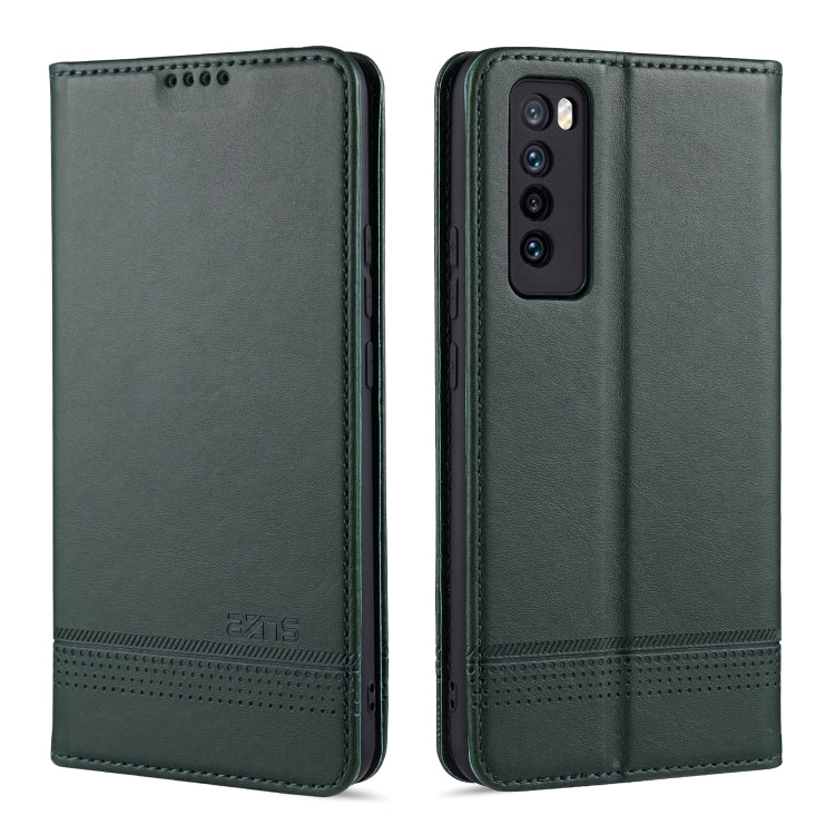 AZNS Magnetic Calf Texture Horizontal Flip Leather Case with Card Slots & Holder & Wallet, For Huawei Nova 7, For Huawei Nova 7 SE, For Huawei Enjoy 20, For Huawei Maimang 9
