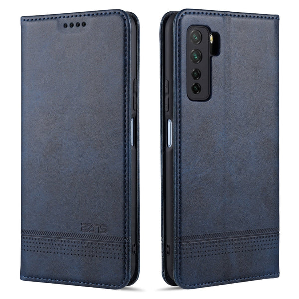 AZNS Magnetic Calf Texture Horizontal Flip Leather Case with Card Slots & Holder & Wallet, For Huawei Nova 7, For Huawei Nova 7 SE, For Huawei Enjoy 20, For Huawei Maimang 9