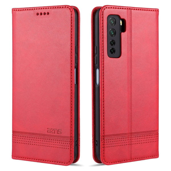 AZNS Magnetic Calf Texture Horizontal Flip Leather Case with Card Slots & Holder & Wallet, For Huawei Nova 7, For Huawei Nova 7 SE, For Huawei Enjoy 20, For Huawei Maimang 9