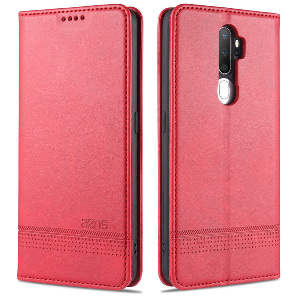 AZNS Magnetic Calf Texture Horizontal Flip Leather Case with Card Slots & Holder & Wallet, For Huawei Honor X10, For OPPO A9 (2020), For OPPO A31 / A8, For Samsung Galaxy S20