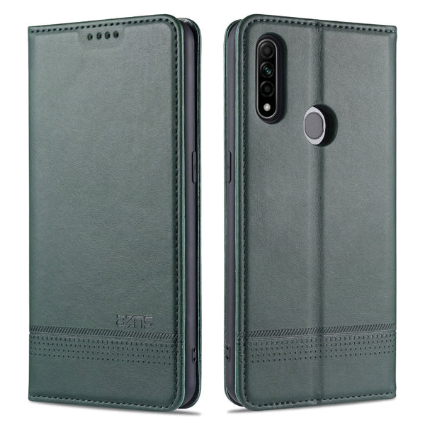 AZNS Magnetic Calf Texture Horizontal Flip Leather Case with Card Slots & Holder & Wallet, For Huawei Honor X10, For OPPO A9 (2020), For OPPO A31 / A8, For Samsung Galaxy S20