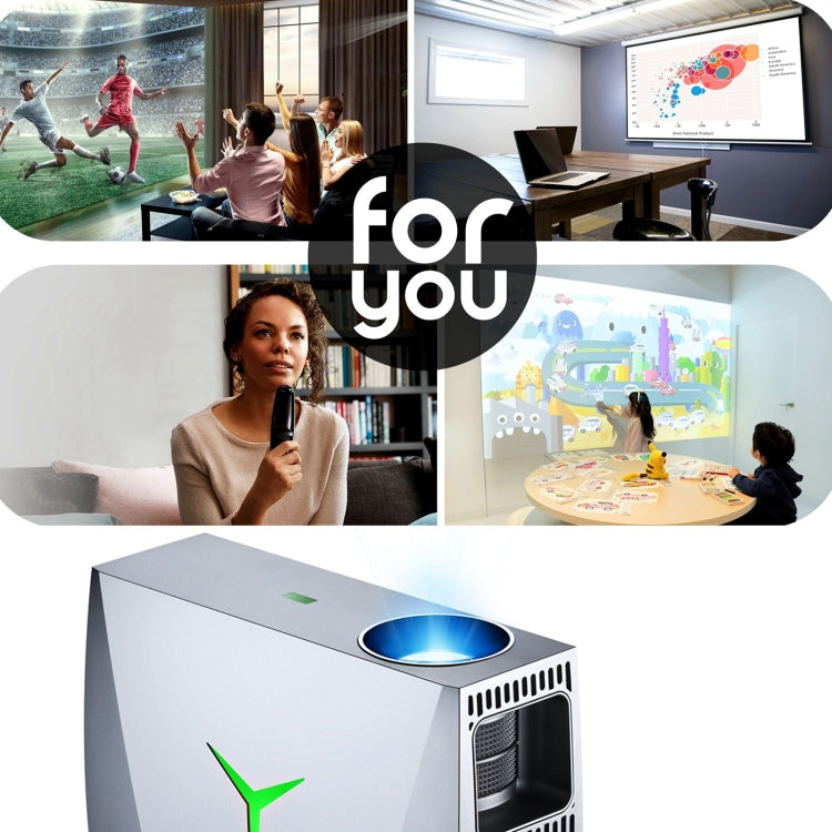 VIVIBRIGHT F40 1920x1080 4200 Lumens Portable Home Theater Wireless Smart Projector with Remote Control, Android Version, Android Version