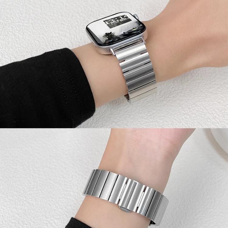 xDfind One-bead Bamboo Solid Stainless Steel Watch Band