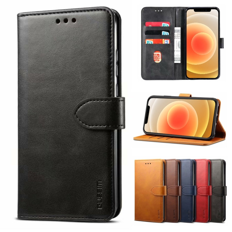 GUSSIM Business Style Horizontal Flip Leather Case with Holder & Card Slots & Wallet, For iPhone 12 mini, For iPhone 12 / 12 Pro, For iPhone 12 Pro Max, For Samsung Galaxy A21s
