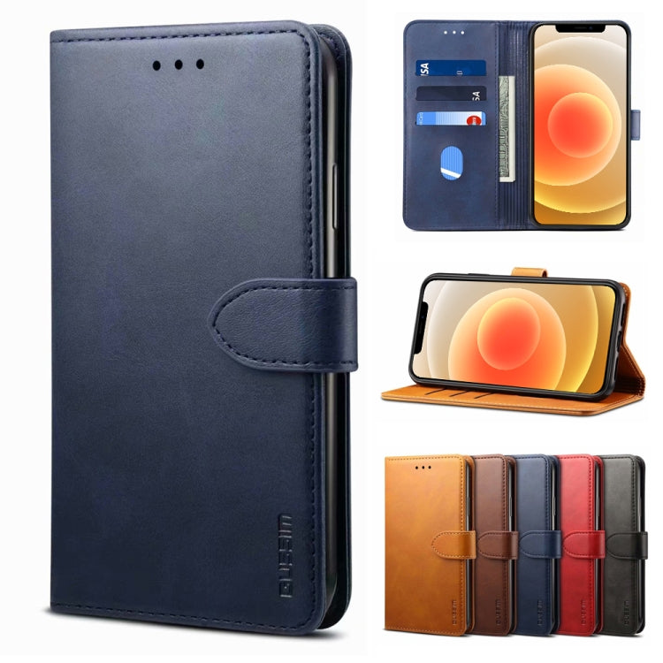 GUSSIM Business Style Horizontal Flip Leather Case with Holder & Card Slots & Wallet, For iPhone 12 mini, For iPhone 12 / 12 Pro, For iPhone 12 Pro Max, For Samsung Galaxy A21s