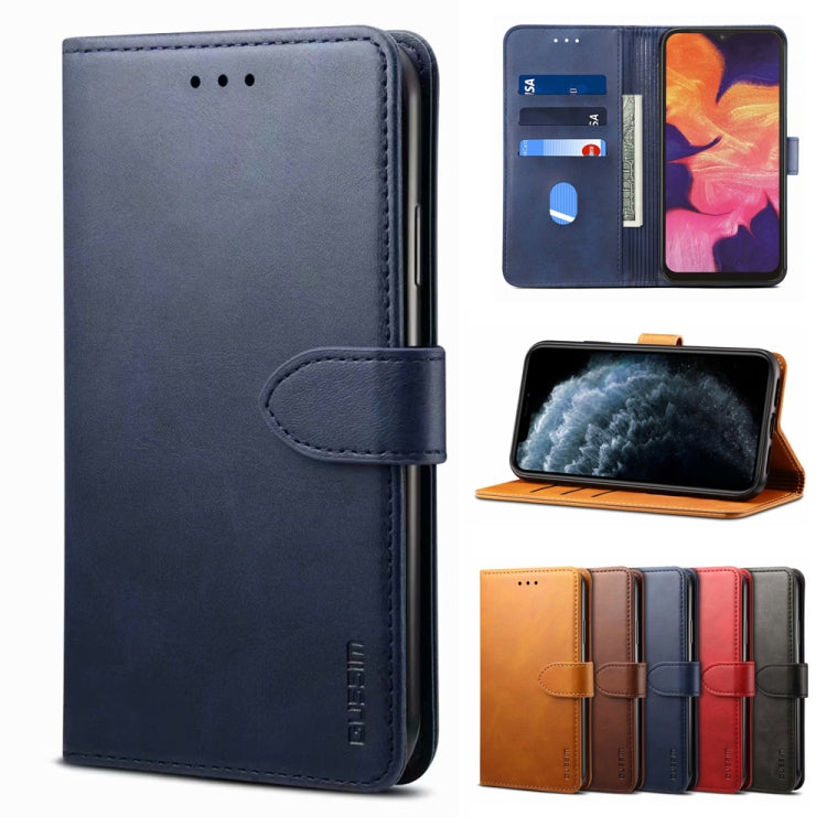 GUSSIM Business Style Horizontal Flip Leather Case with Holder & Card Slots & Wallet, For iPhone 12 mini, For iPhone 12 / 12 Pro, For iPhone 12 Pro Max, For Samsung Galaxy A21s