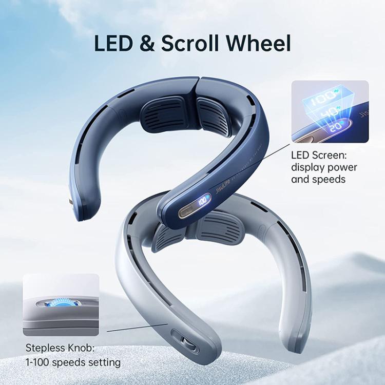 JisuLife FA45 100-speed Dual Turbo Portable Neck Fan Pro1